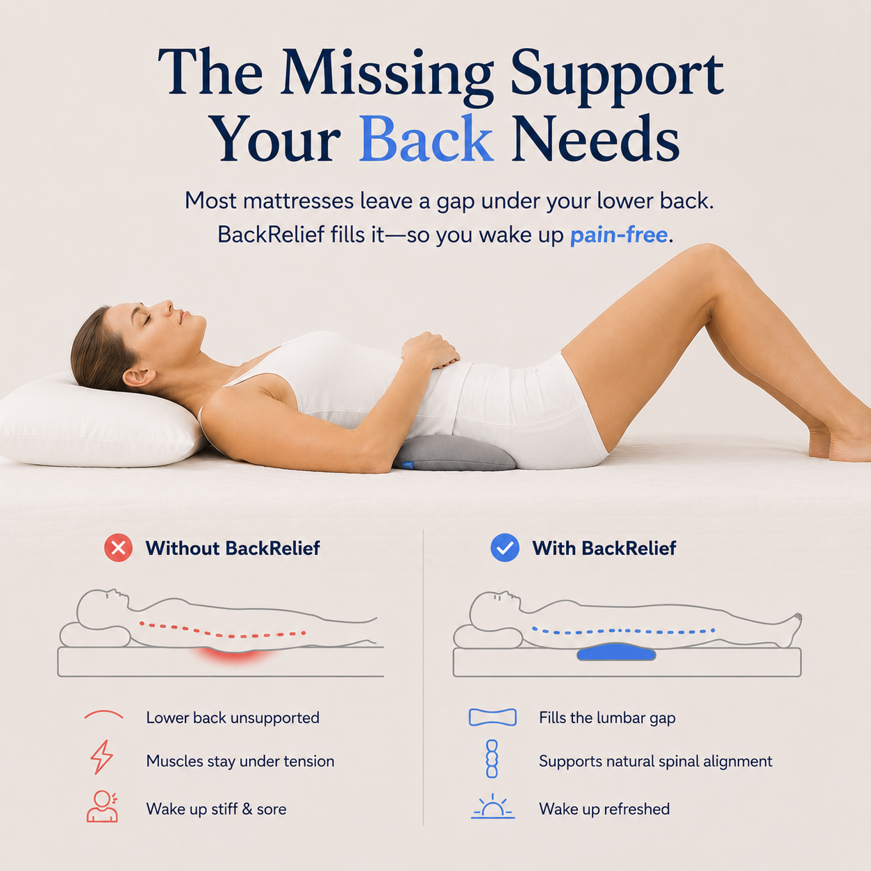 VTLFX - BackRelief Pillow