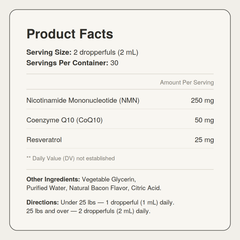 VTLFX NAD+ & NMN Longevity Drops